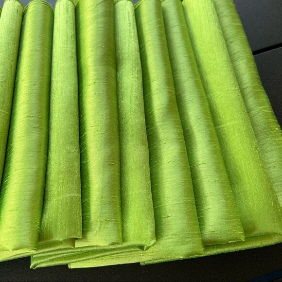 12 Lemon Lime Dressy Dinner Napkins 19” X 19” NWOT - Picture 9 of 12